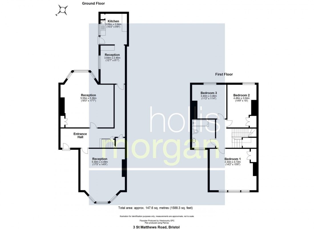 Floorplan for COTHAM FAMILY HOME FOR UPDATING