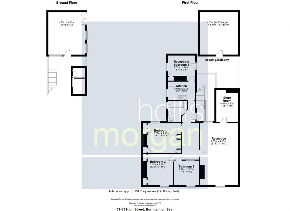 Floorplan for 3 BED FLAT FOR MODERNISATION