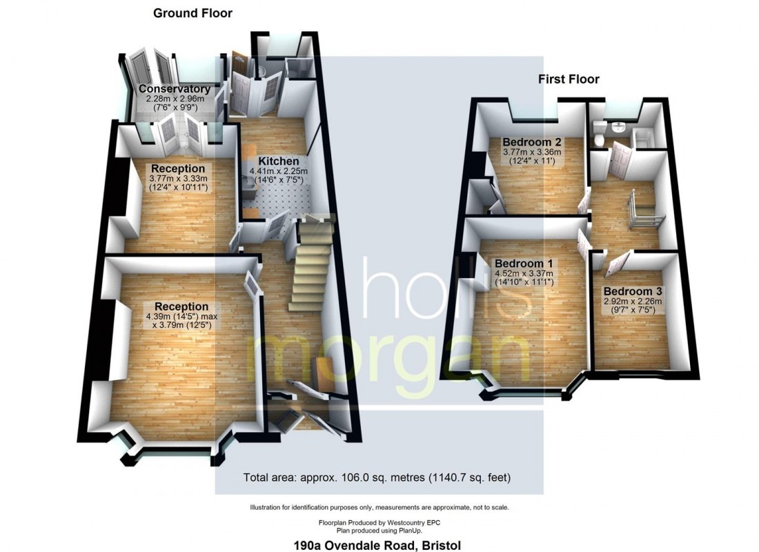 Floorplan for Overndale Road, Downend, Bristol