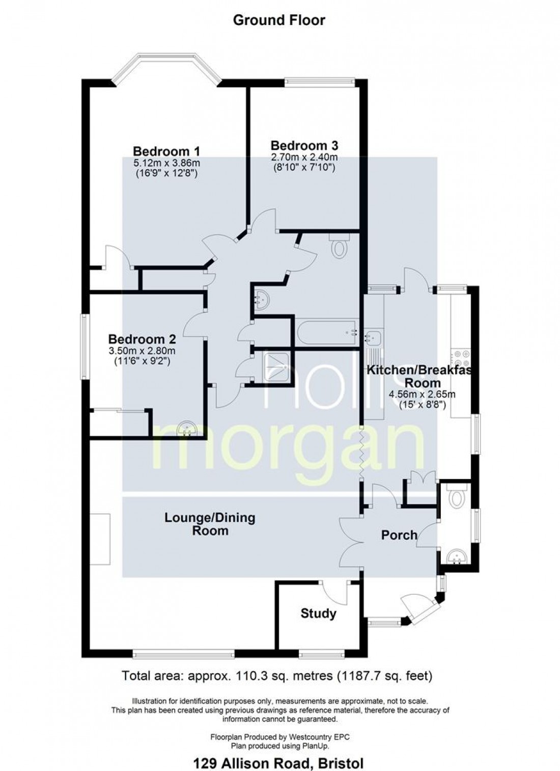 Floorplan for HOUSE FOR UPDATING - BRISLINGTON