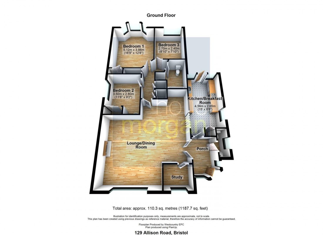Floorplan for HOUSE FOR UPDATING - BRISLINGTON