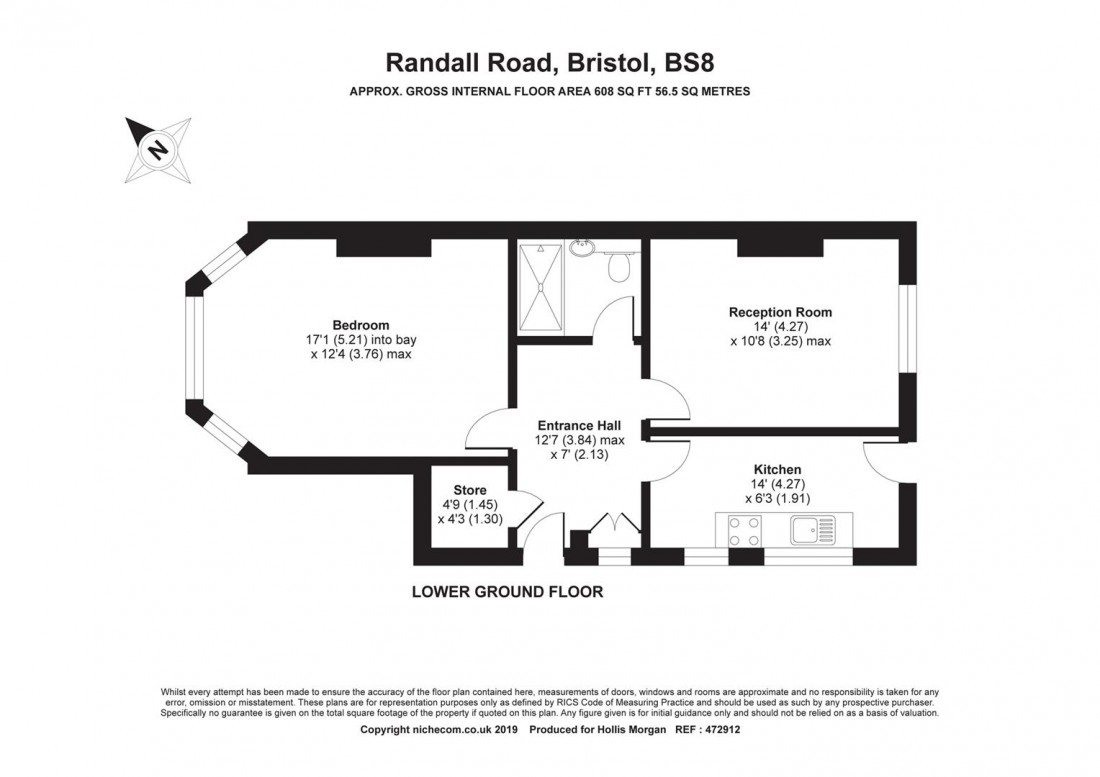 Floorplan for Randall Road, Cliftonwood