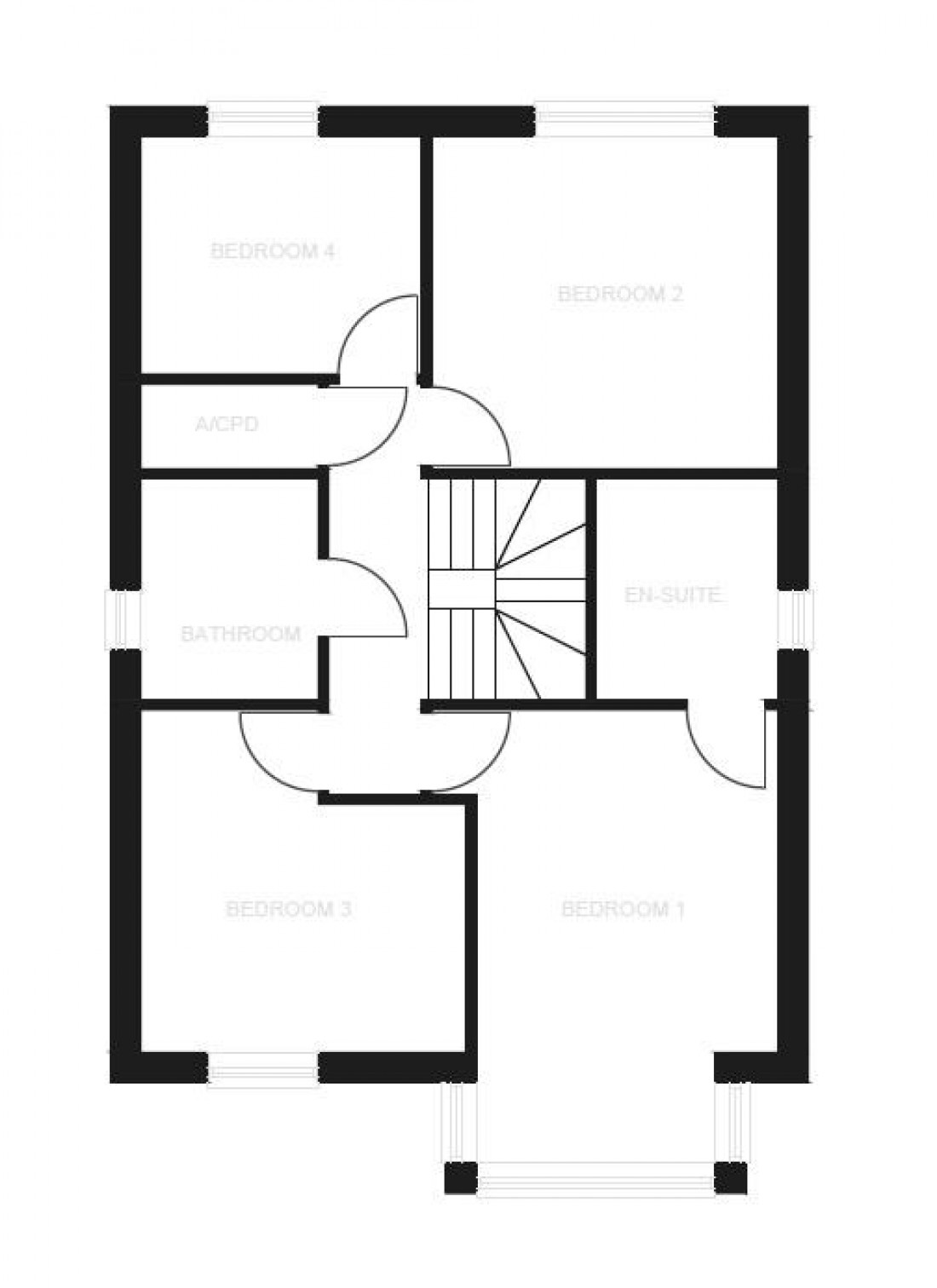 Floorplan for PLOT - PLANNING GRANTED - HORFIELD