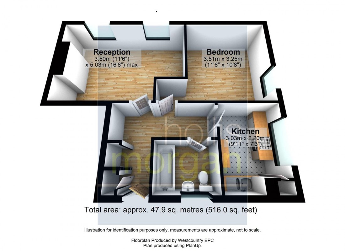 Floorplan for CITY FLAT - EXCELLENT INVESTMENT