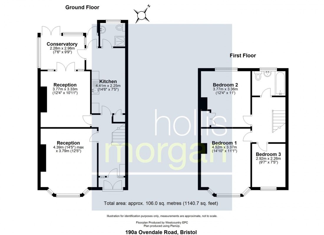 Floorplan for Overndale Road, Downend, Bristol