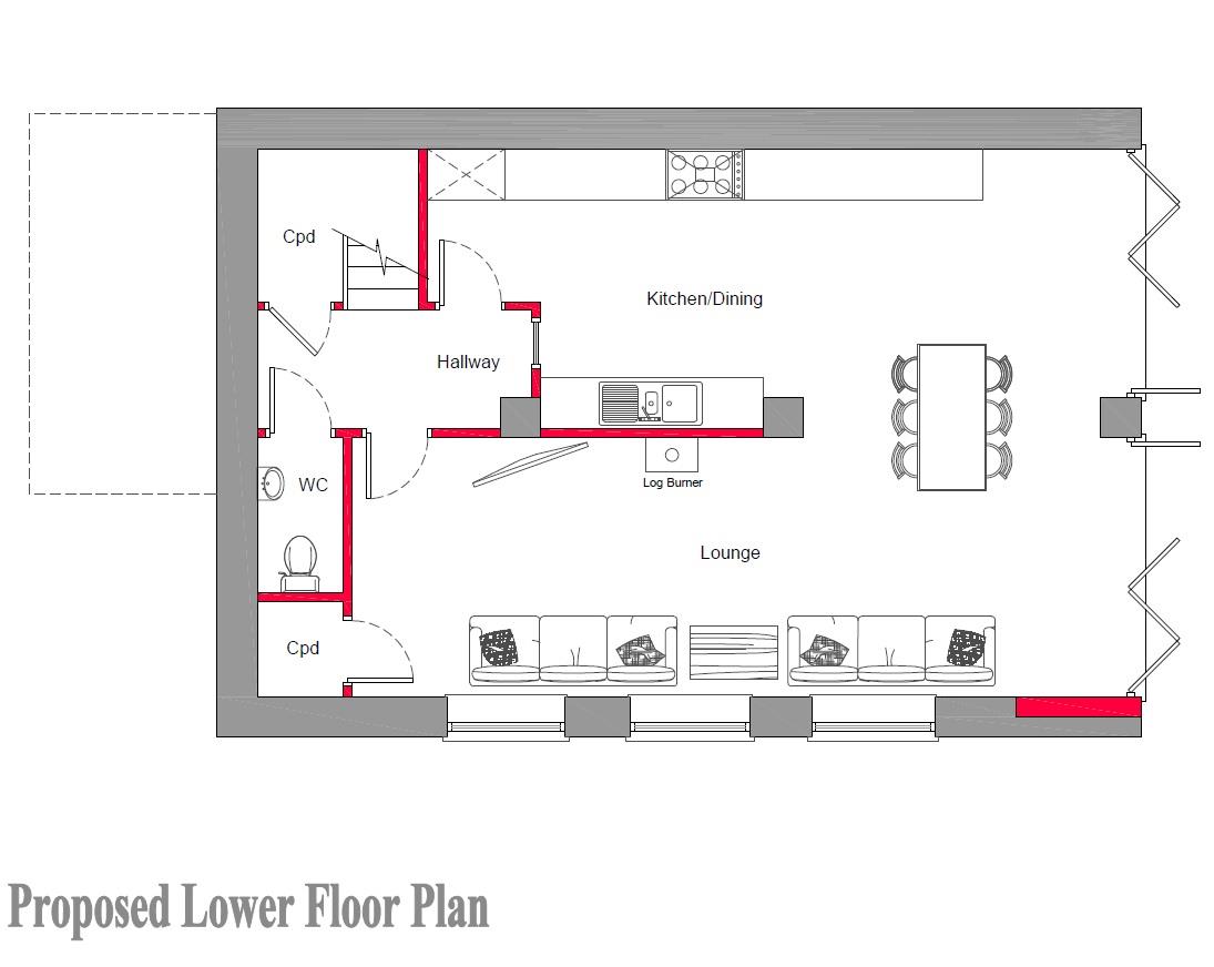 Floorplans For PLANNING GRANTED - 4 BED HOUSE