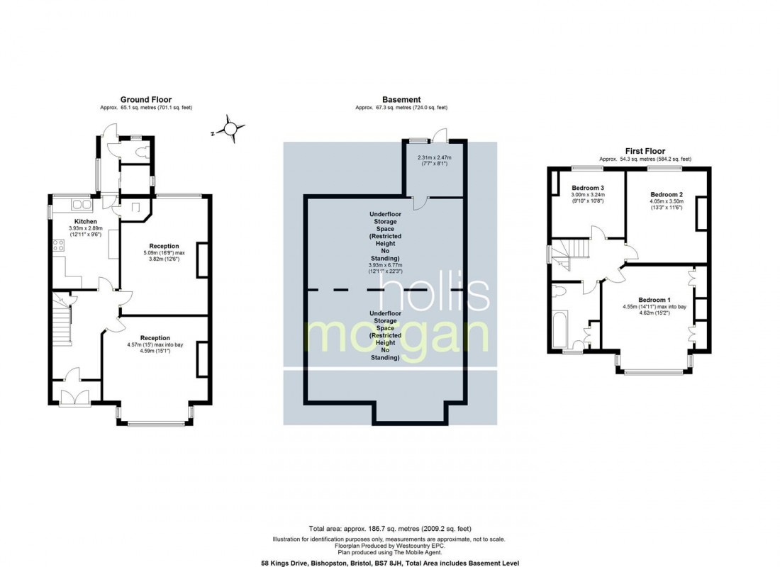 Floorplan for Kings Drive, Redland