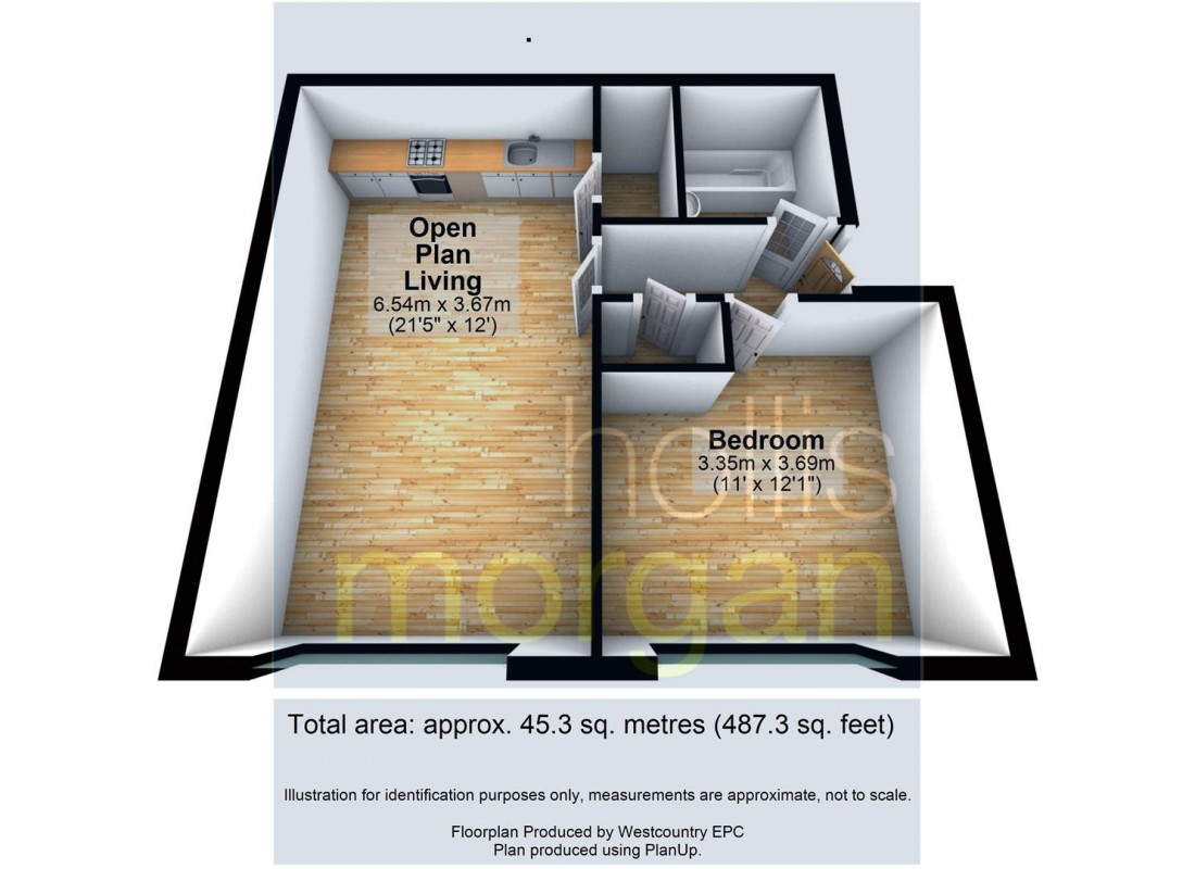 Floorplan for PURPOSE BUILT FLAT - REDUCED PRICE FOR AUCTION