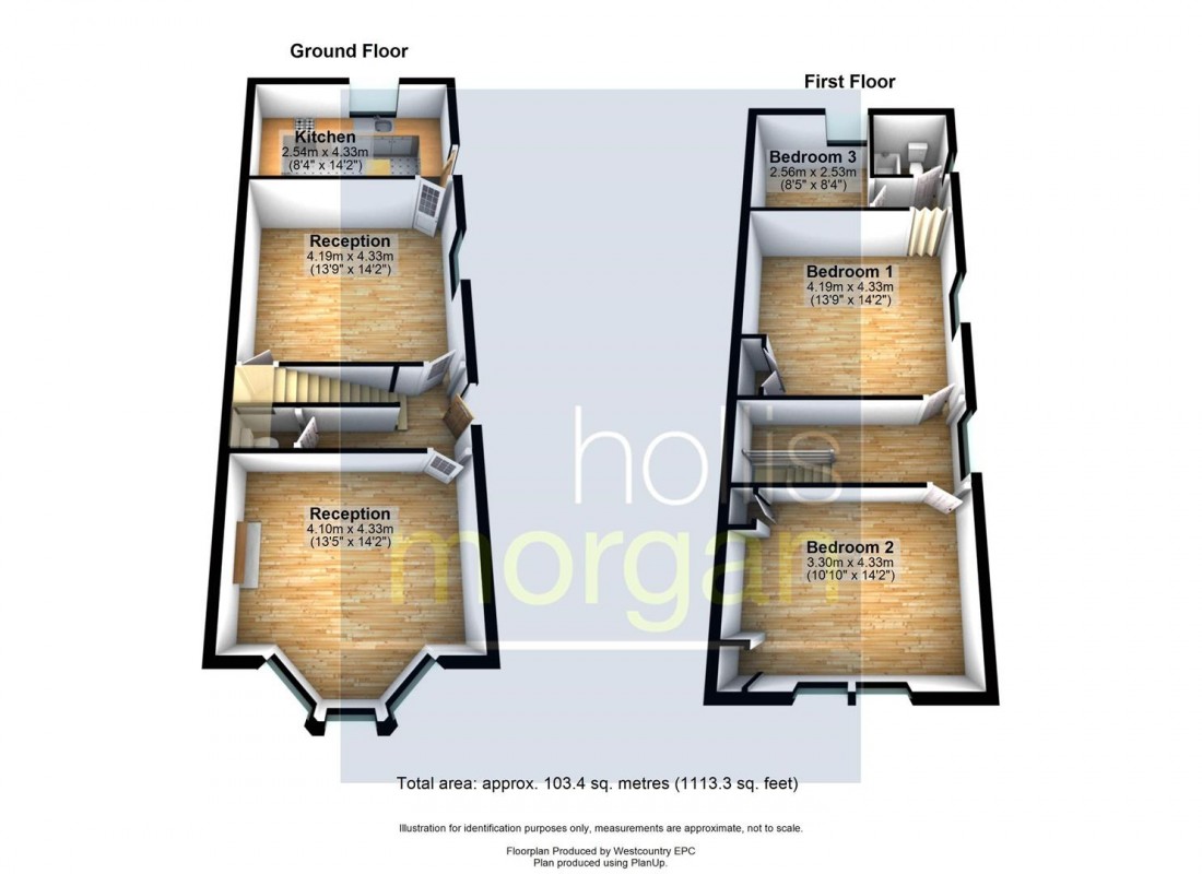 Floorplan for SEMI FOR UPDATING - CLEVEDON