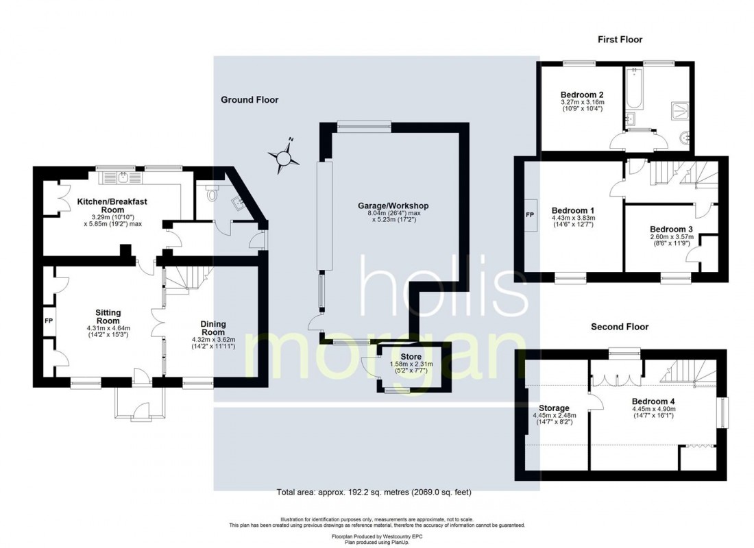 Floorplan for COTSWOLD COTTAGE - REQUIRES UPDATING