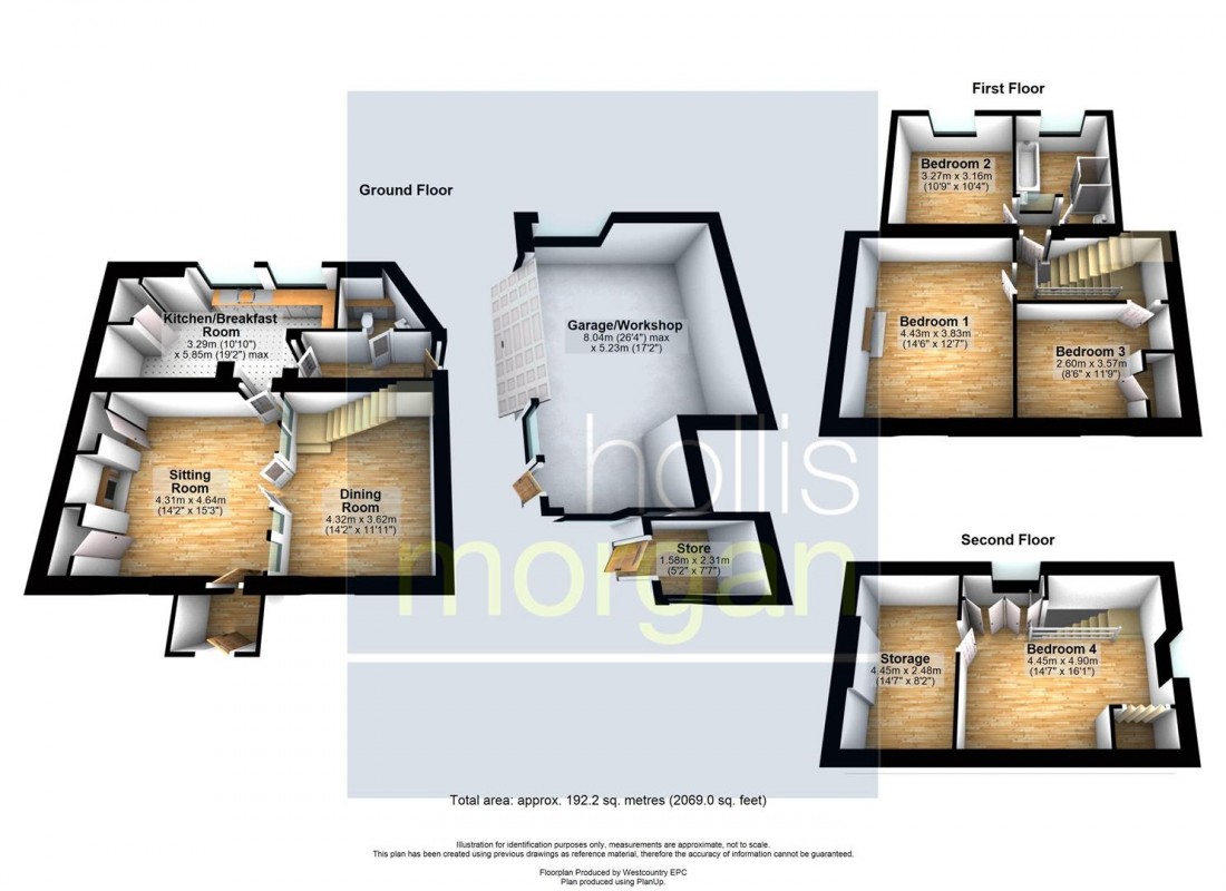 Floorplan for COTSWOLD COTTAGE - REQUIRES UPDATING