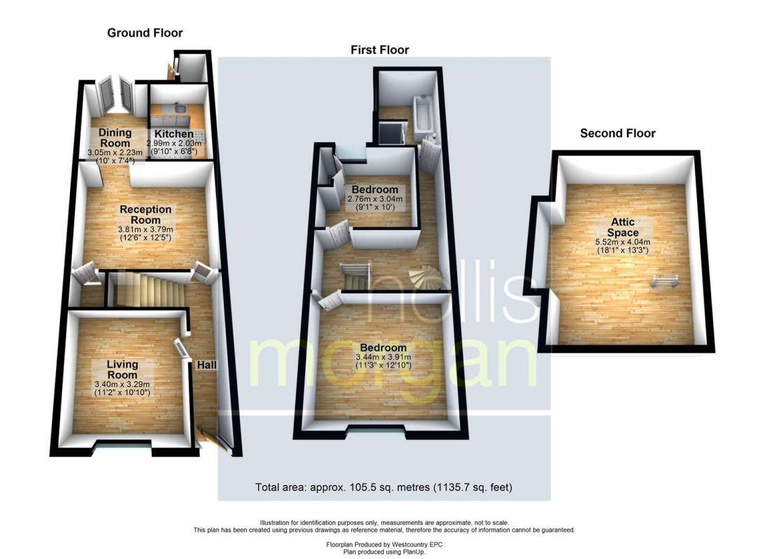 Floorplan for ST GEORGE TERRACE - BS5