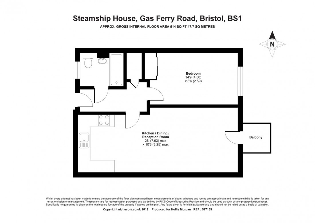Floorplan for Gas Ferry Road, Harbourside