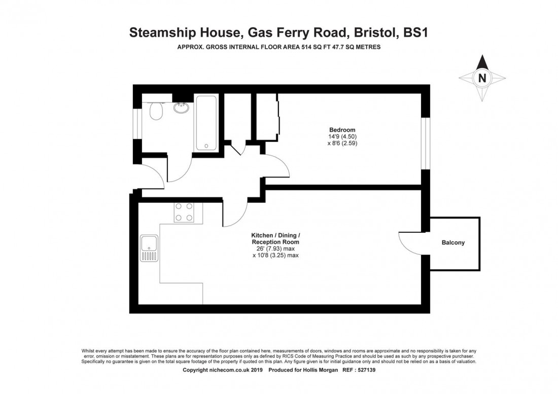 Floorplan for Gas Ferry Road, Harbourside