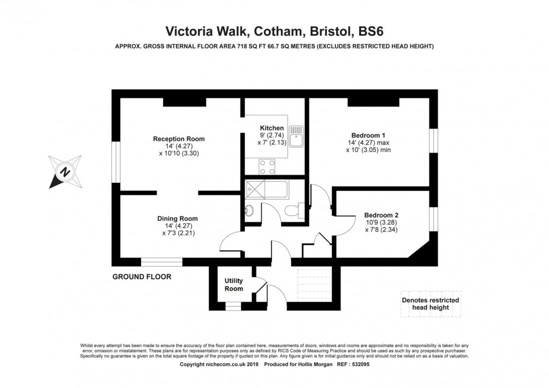 Floorplan for Victoria Walk, Cotham