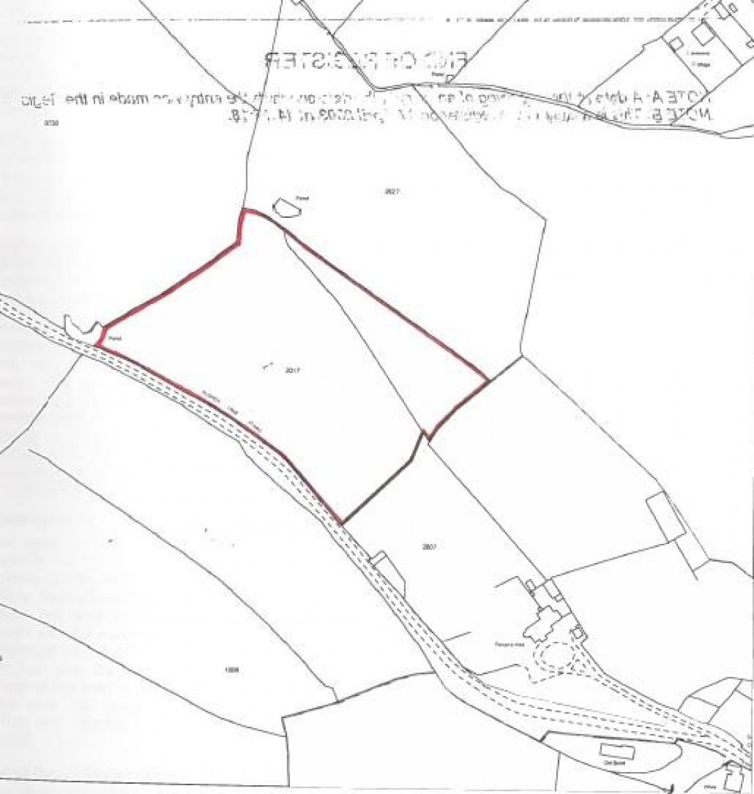 Floorplan for 5 ACRE PADDOCK / WOODLAND - LITTLETON ON SEVERN