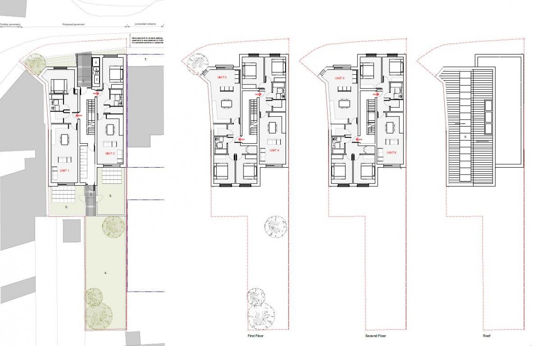 Floorplan for PLOT - PLANNING GRANTED 6 UNITS