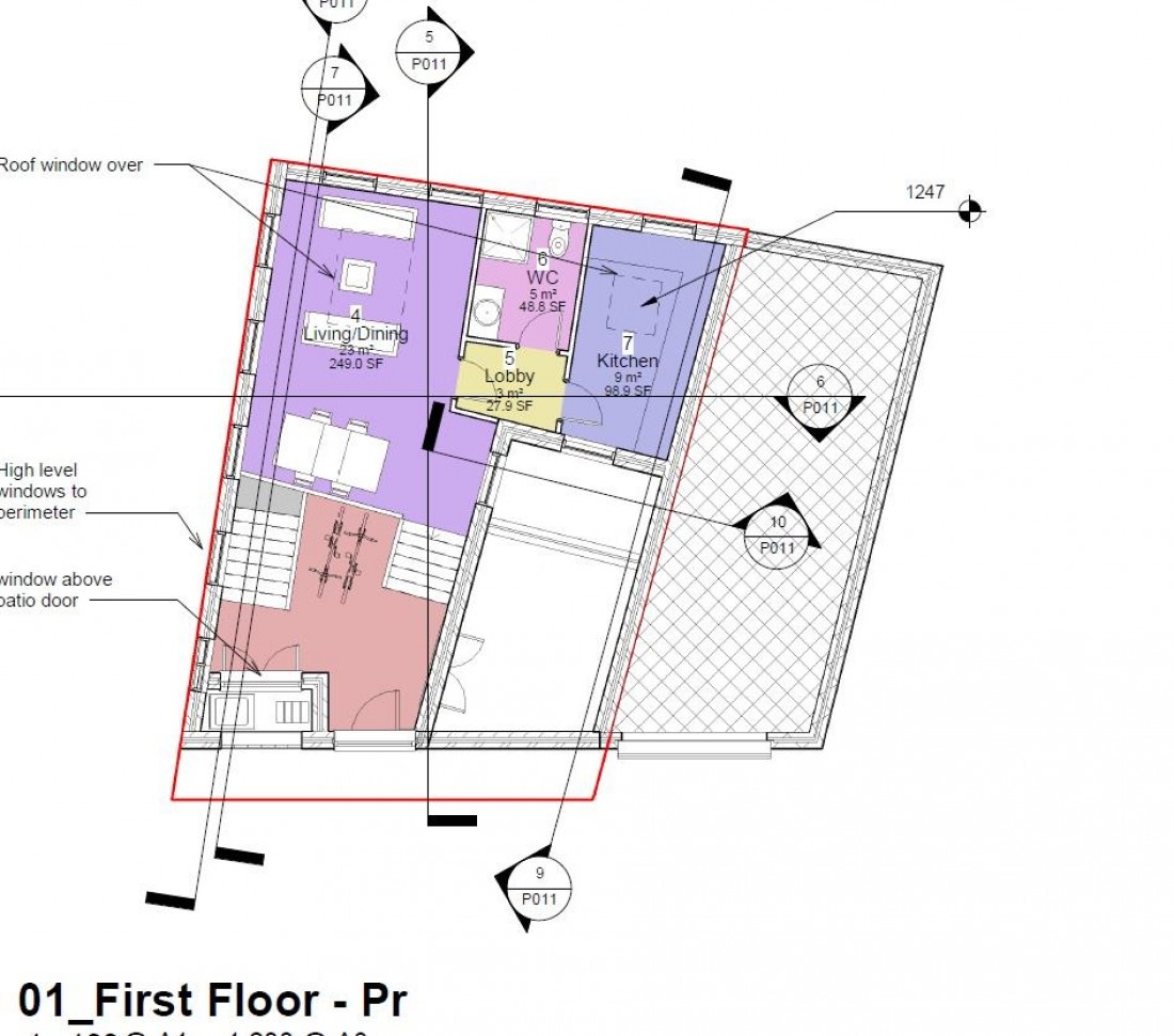 Floorplan for PLOT - PLANNING GRANTED - 2 BED HOUSE