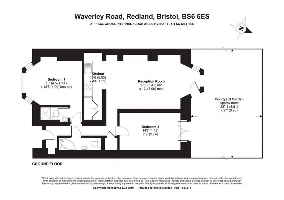 Floorplan for Waverley Road, Redland