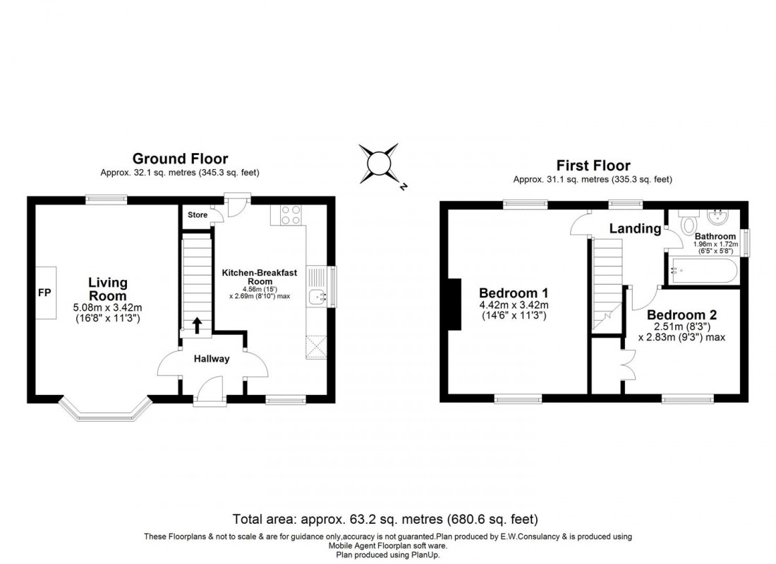 Floorplan for HOUSE WITH POTENTIAL - DURSLEY