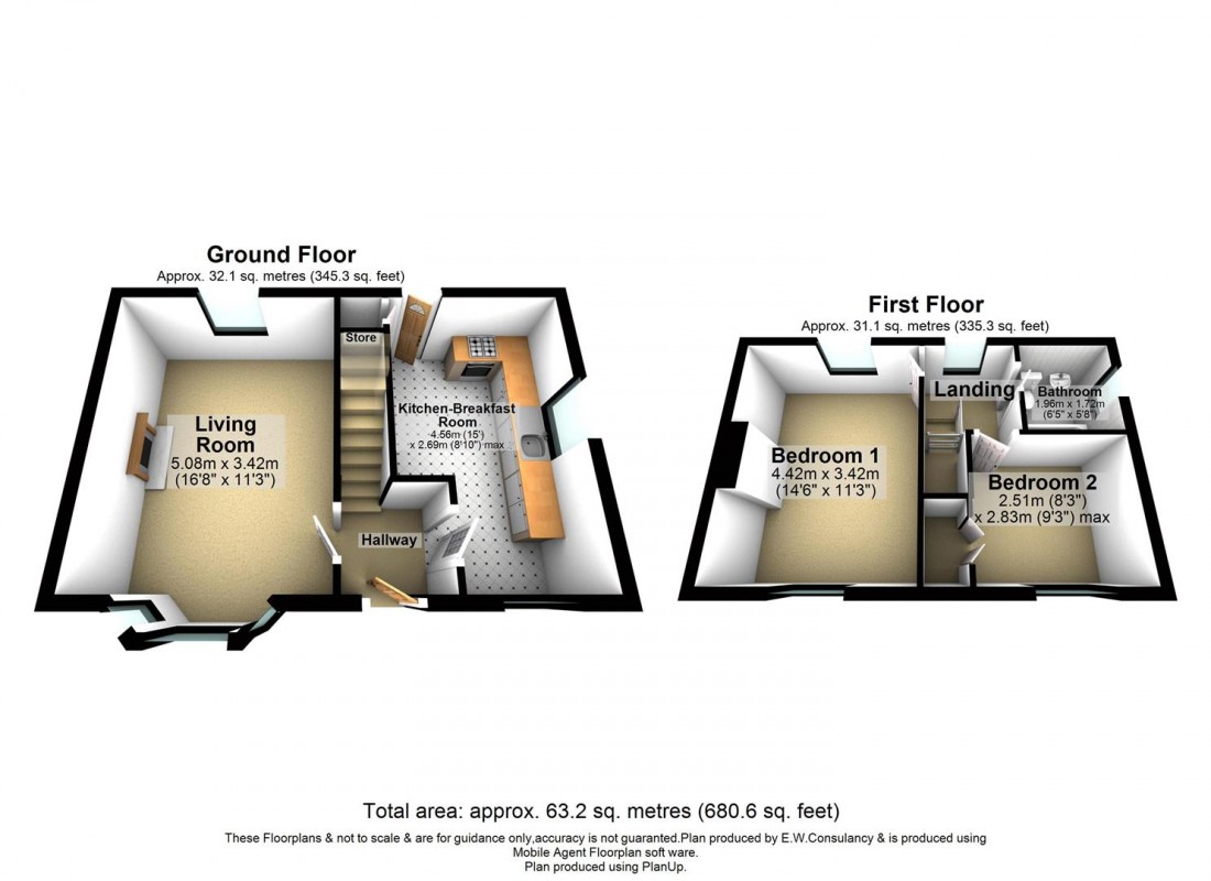 Floorplan for HOUSE WITH POTENTIAL - DURSLEY