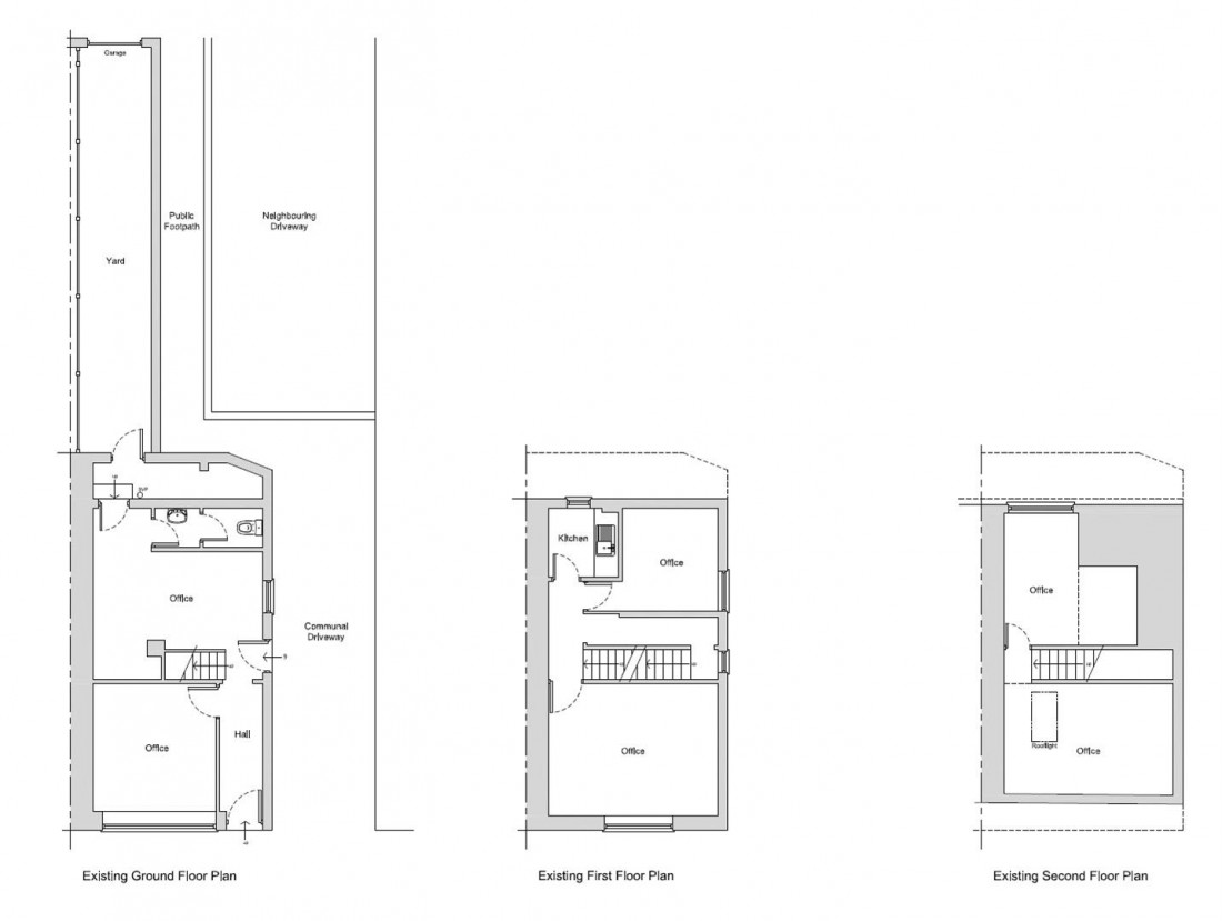 Floorplan for PLANNING GRANTED - 3 FLATS