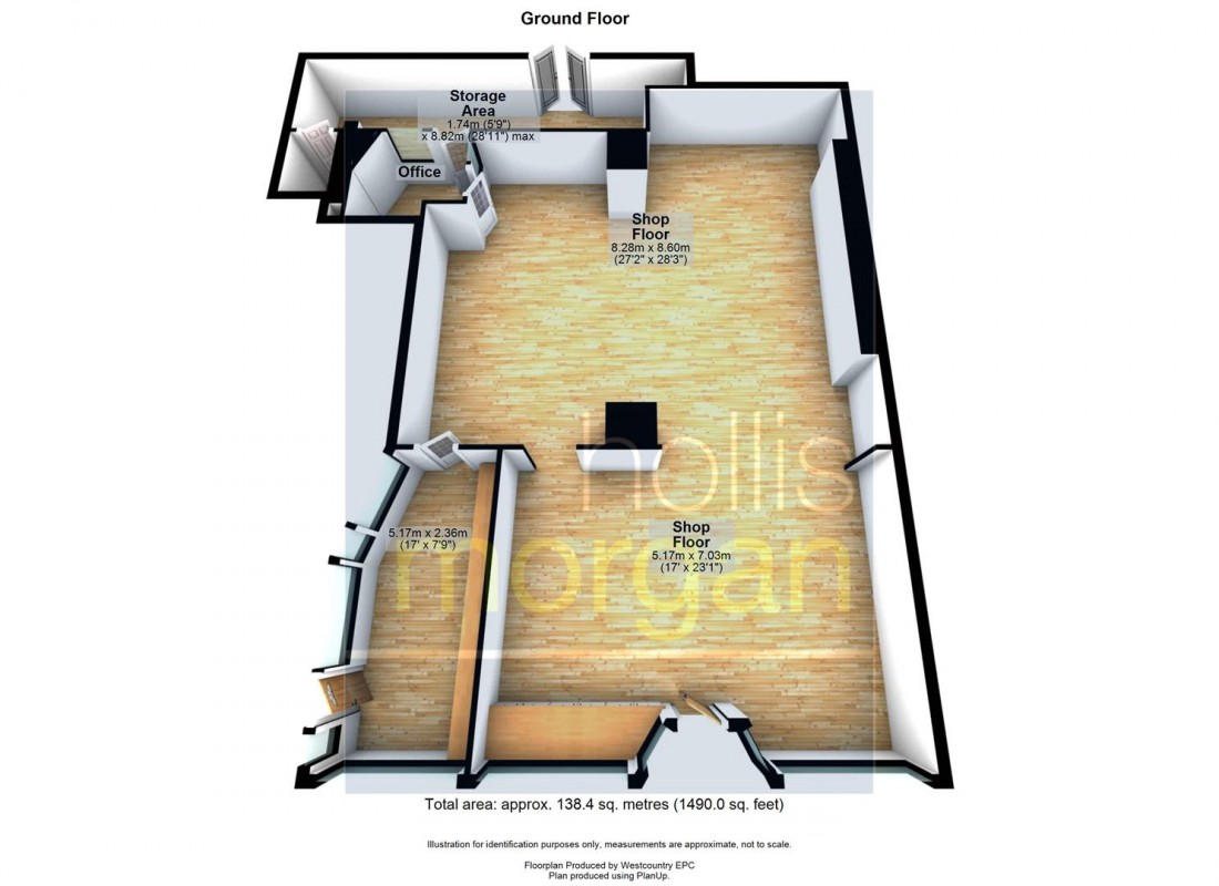 Floorplan for VACANT RETAIL UNIT - CLEVEDON
