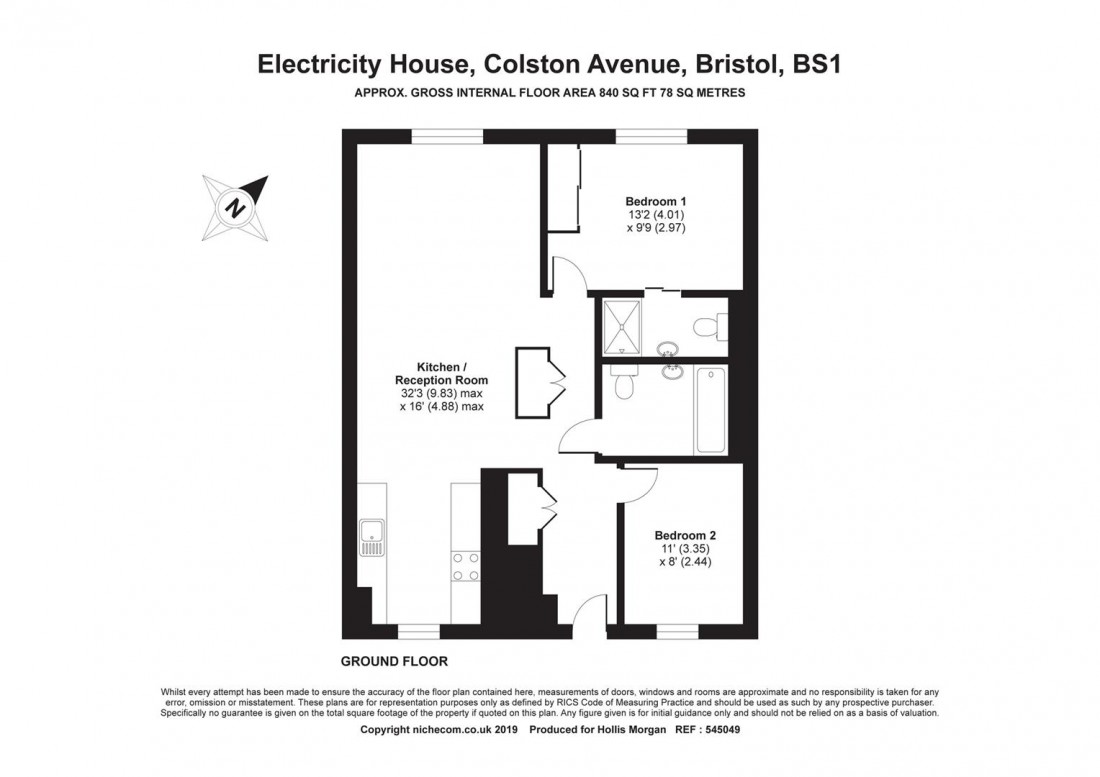 Floorplan for Colston Avenue, City Centre