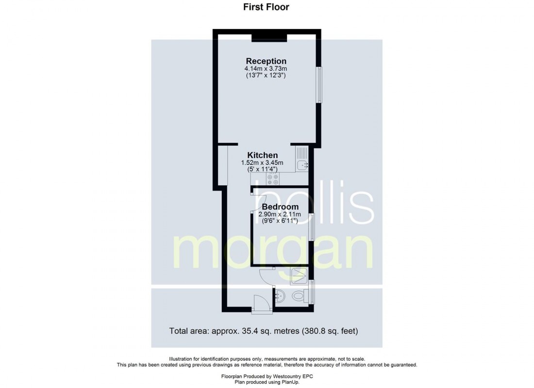 Floorplan for CHELTENHAM FLAT - REDUCED PRICE FOR AUCTION
