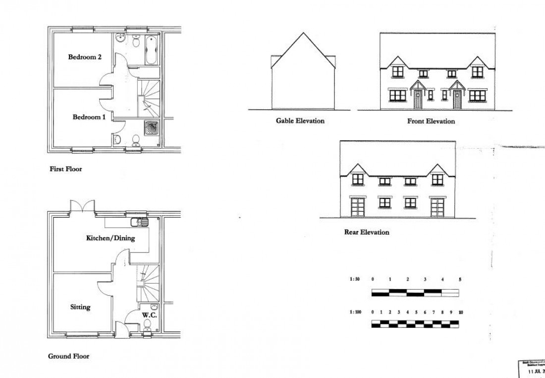 Floorplan for PLANNING GRANTED - 8 DETACHED HOUSES