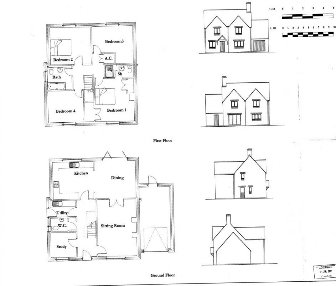 Floorplan for PLANNING GRANTED - 8 DETACHED HOUSES