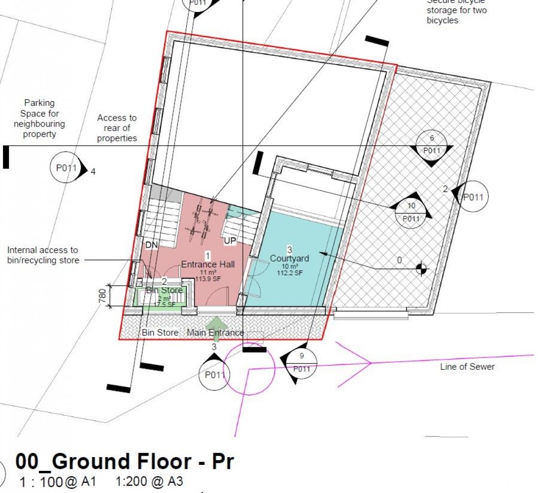 Floorplan for PLOT - PLANNING GRANTED - 2 BED HOUSE