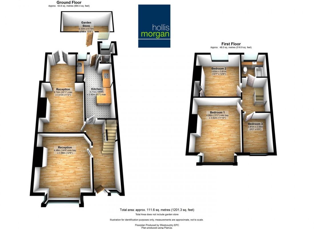 Floorplan for Darnley Avenue, Horfield, Bristol