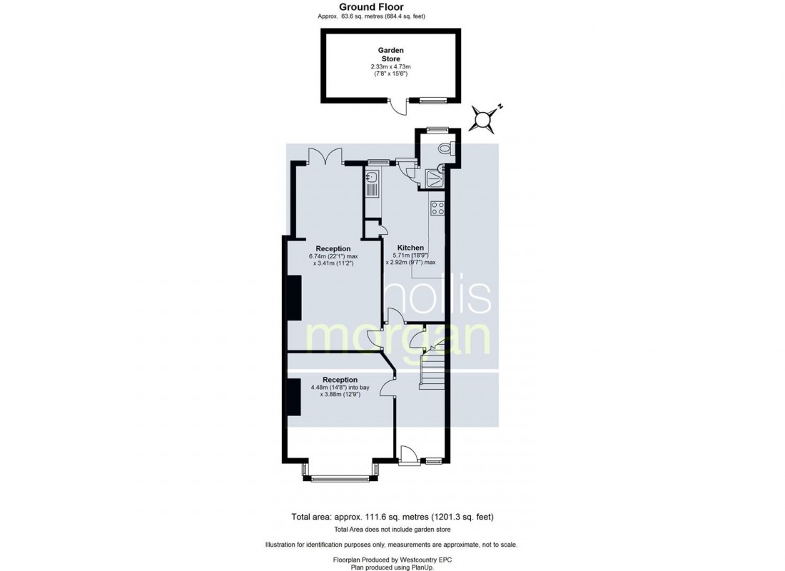 Floorplan for Darnley Avenue, Horfield, Bristol