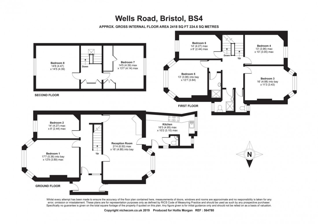 Floorplan for PRIME KNOWLE PROPERTY - HMO / STUDENT / FAMILY