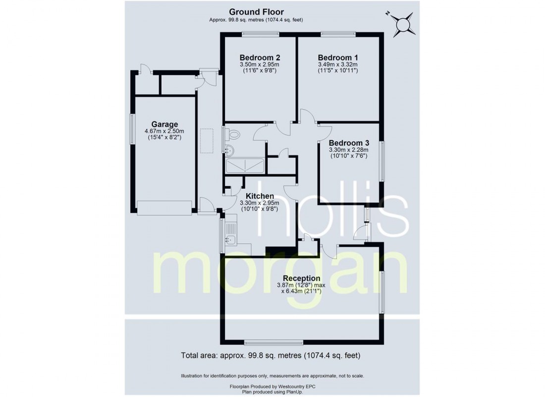 Floorplan for DETACHED BUNGALOW FOR UPDATING - PILL