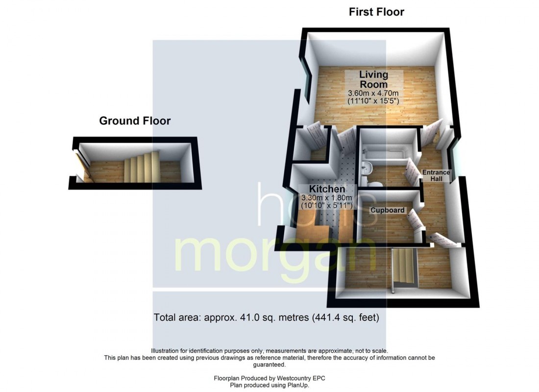 Floorplan for STUDIO - STOCKWOOD