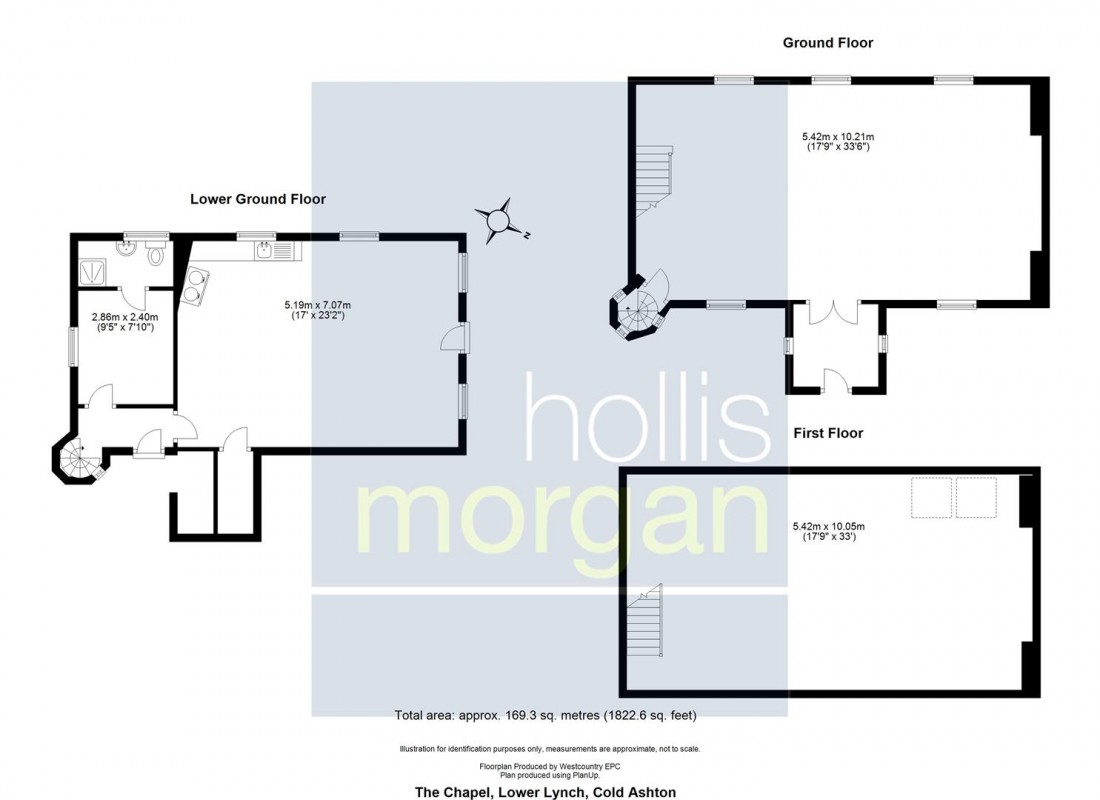 Floorplan for CHAPEL / MODERNISATION /  VIEWS