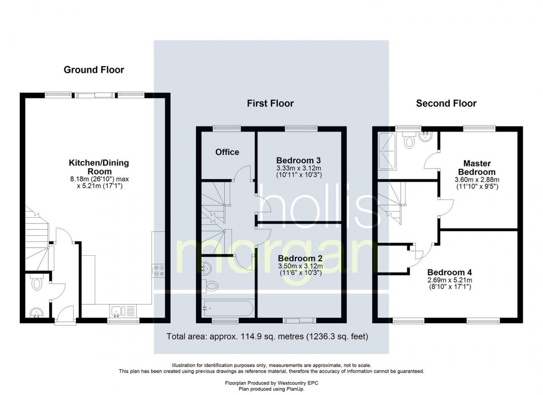 Floorplan for Monmouth Street, Victoria Park