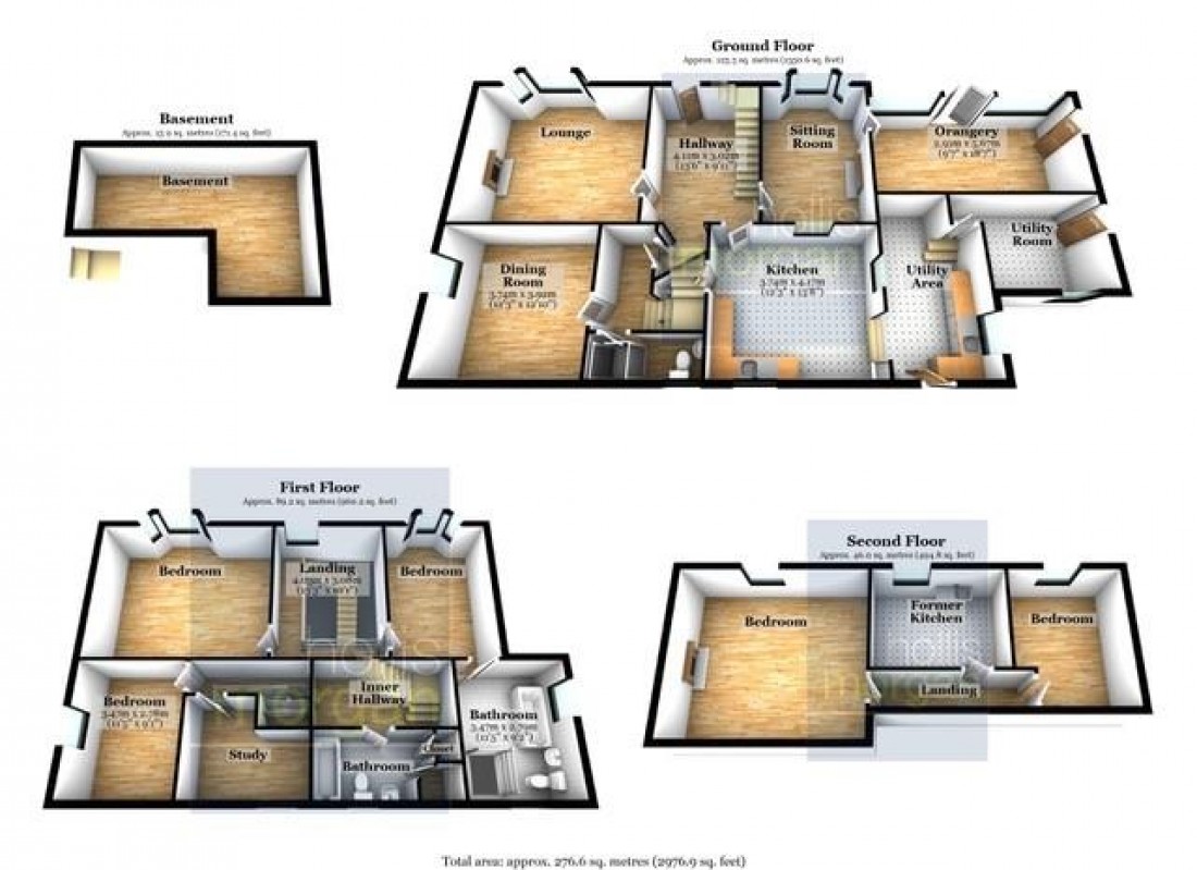Floorplan for SUNNYBANK HOUSE - COLEFORD