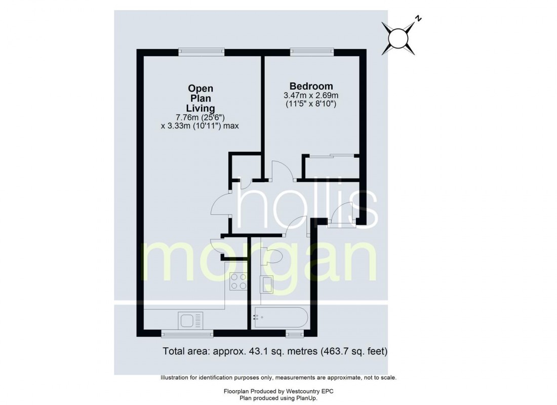 Floorplan for HARBOURSIDE FLAT - REDUCED PRICE FOR AUCTION