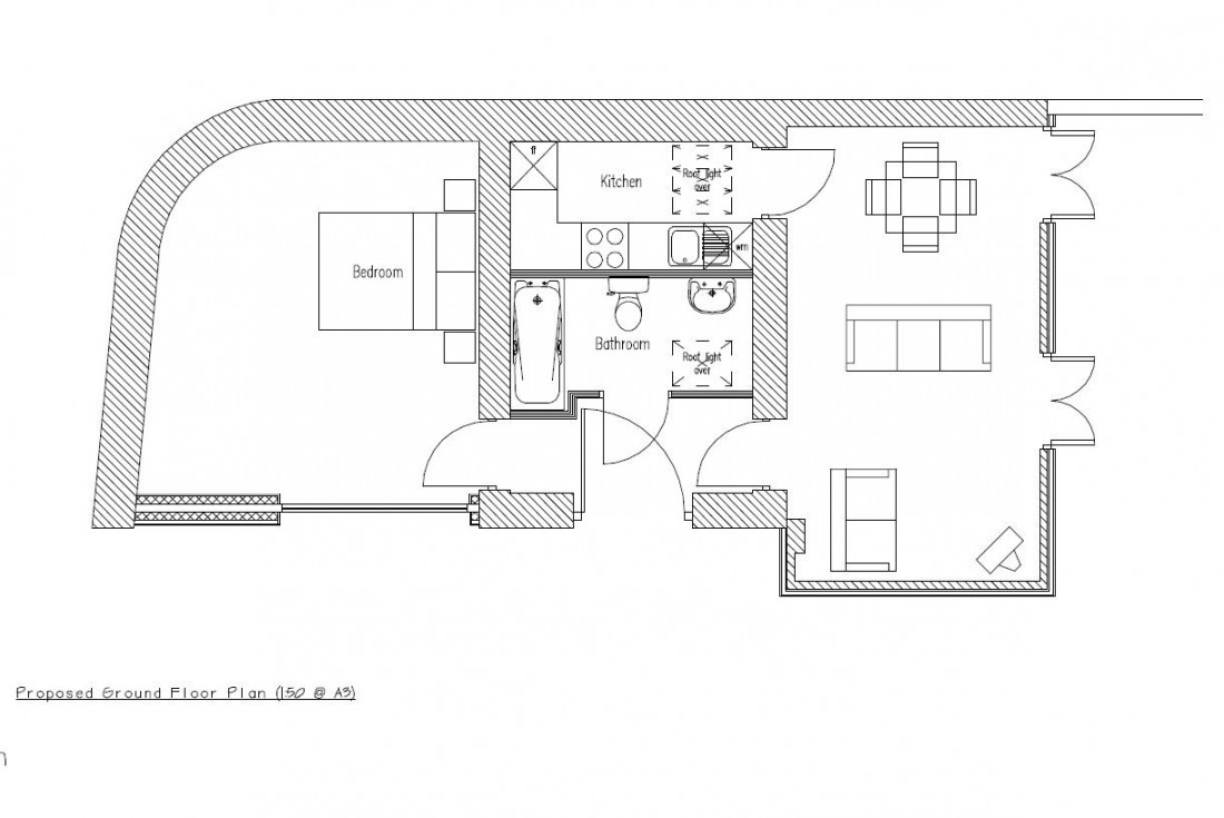 Floorplan for BARN WITH PLANNING + EQUESTRIAN