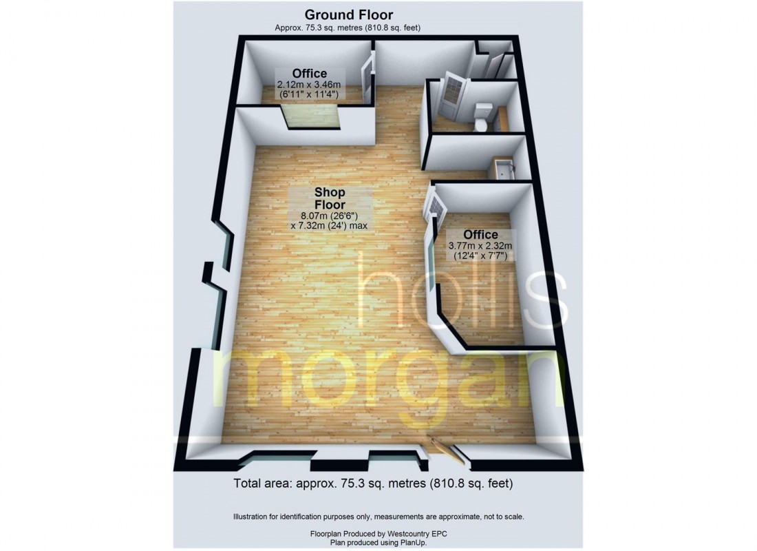 Floorplan for VACANT COMMERCIAL UNIT - JUNCTION 3 @ M32