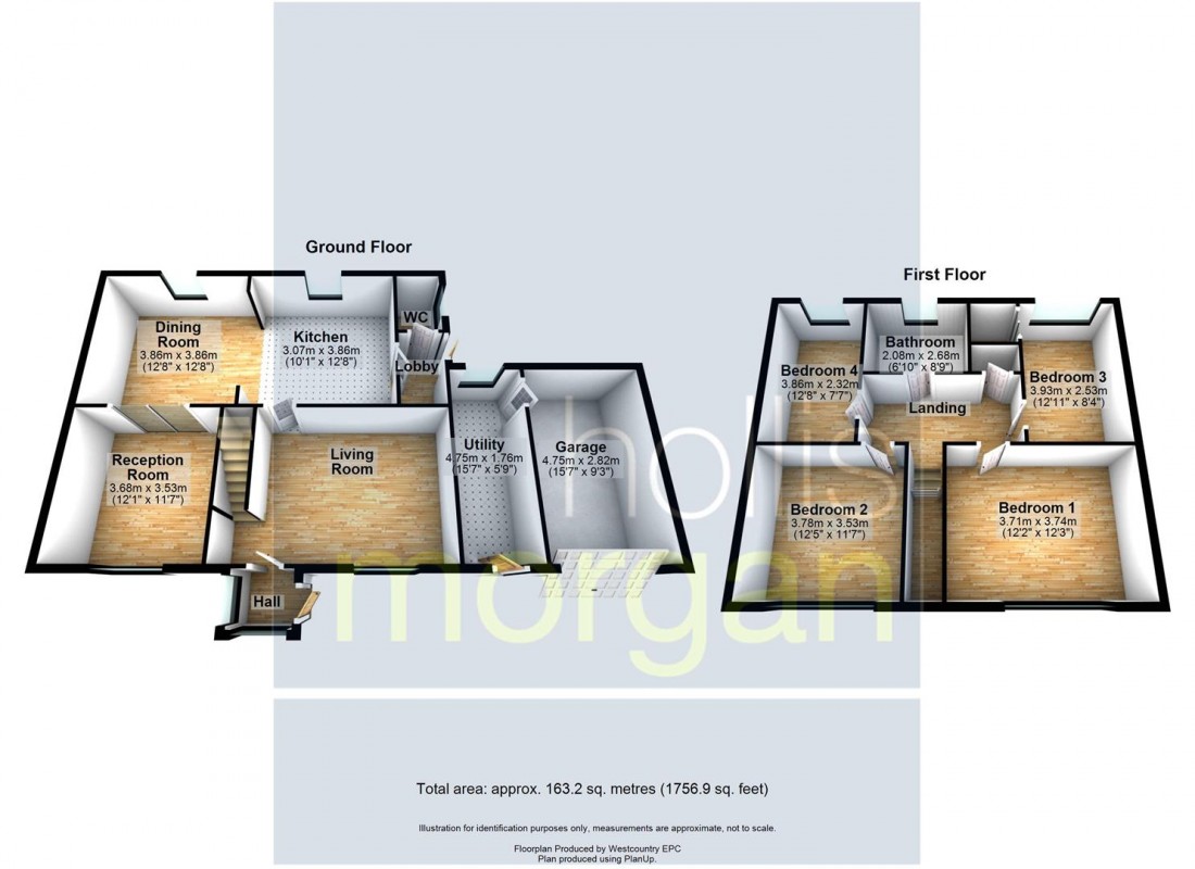 Floorplan for HOUSE + PLOT COMBO - HANHAM