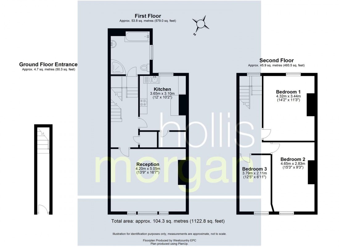 Floorplan for MAISONETTE FOR UPDATING - CLIFTON