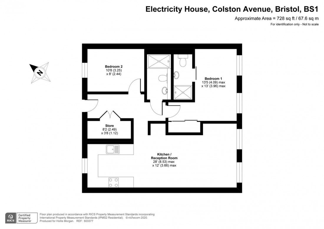 Floorplan for Colston Avenue, City Centre