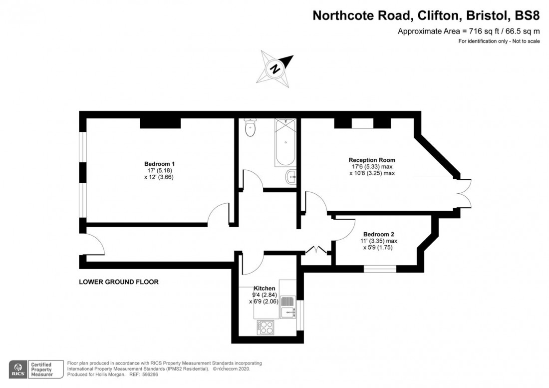Floorplan for Northcote Road, Clifton