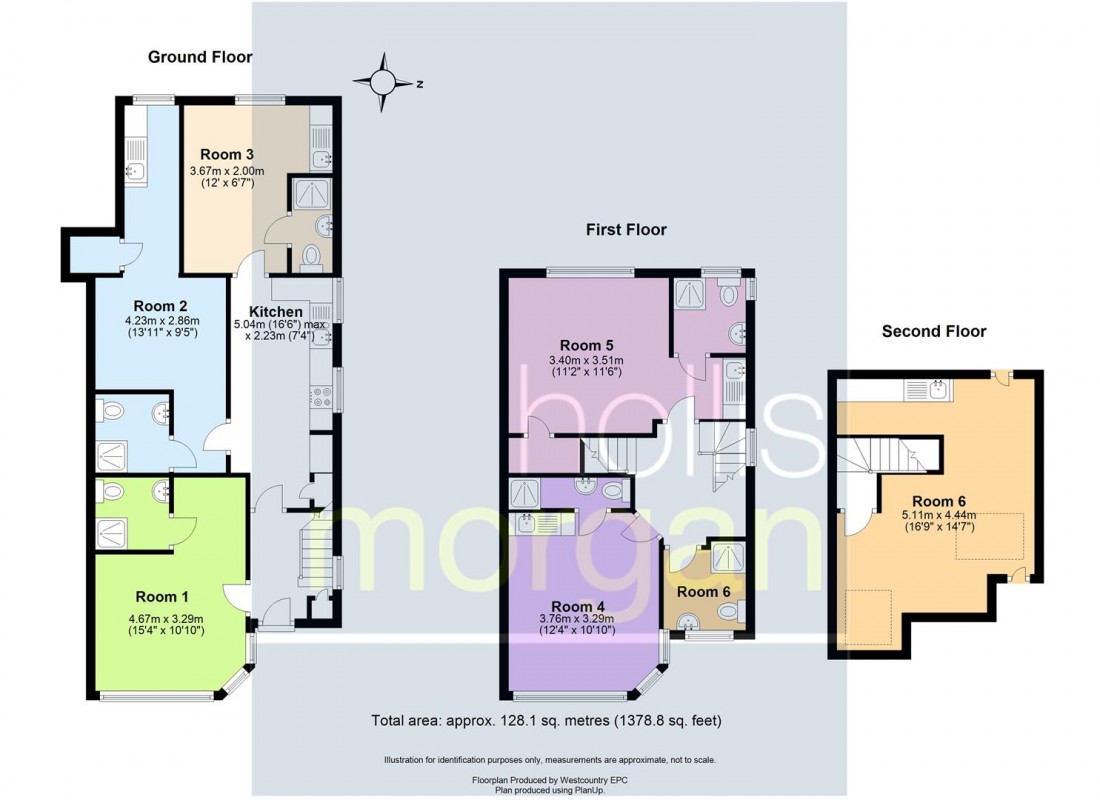 Floorplan for HMO - £41K PA - KINGSWOOD