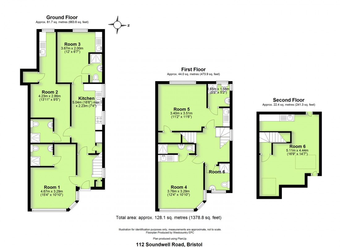 Floorplan for HMO - £41K PA - KINGSWOOD