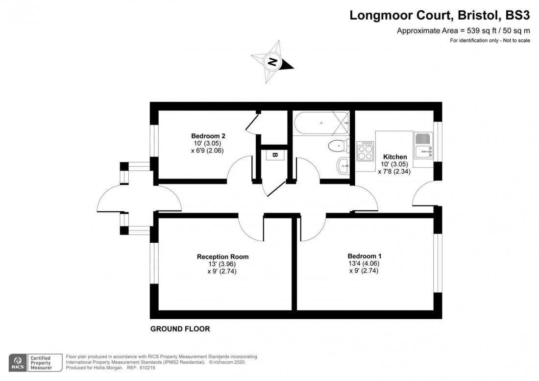 Floorplan for Longmoor Court, Ashton